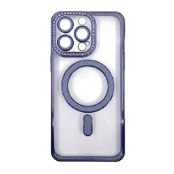 Capa Magnética com Lente de Câmara para Apple iPhone 15 Pro Preto Capa Magnética com Lente de Câmara para Apple iPhone 15 Pro Preto